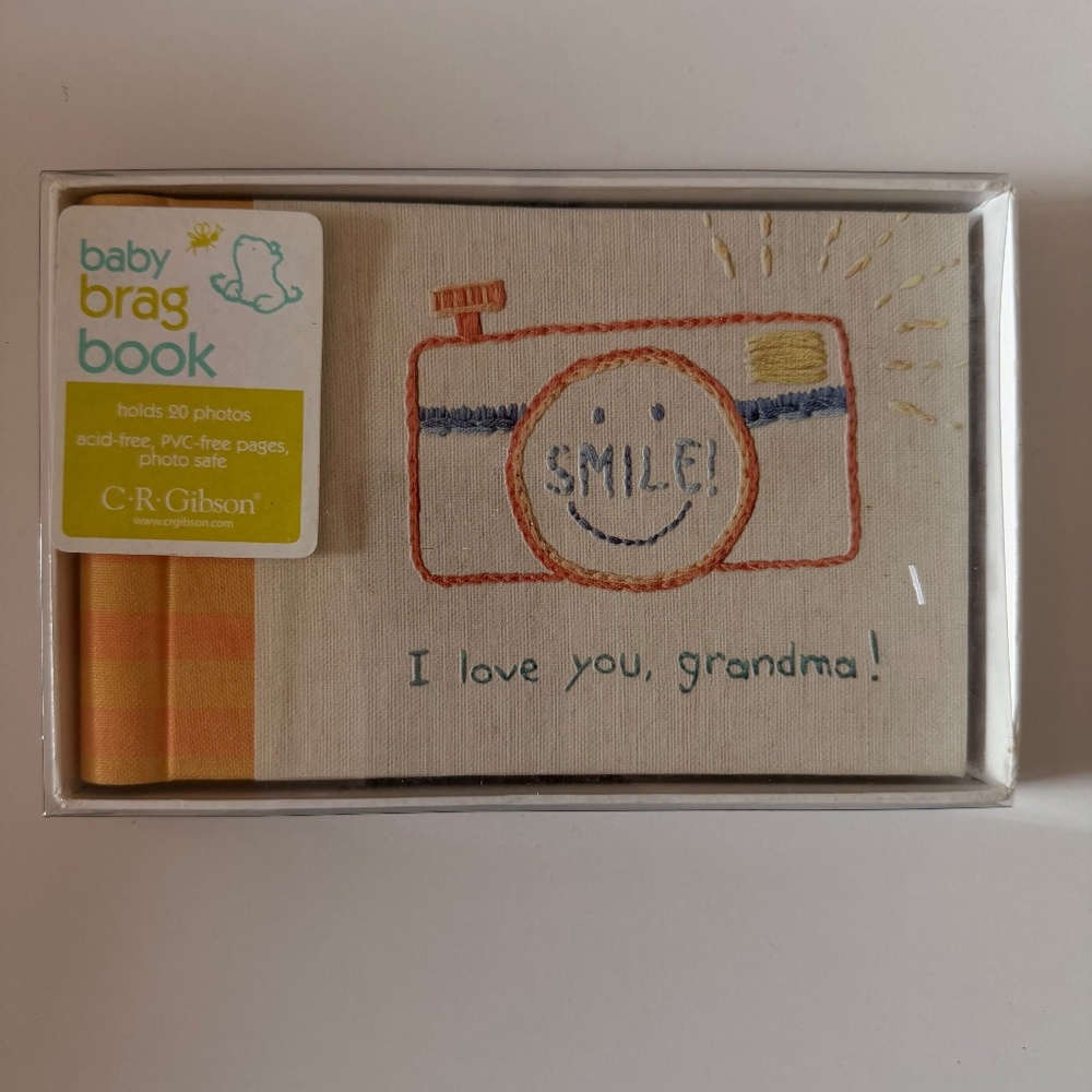 Baby brag photo book